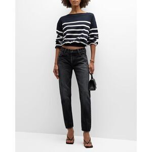 Moussy Vintage VELLFLOWER TAPERED Jeans black 26”